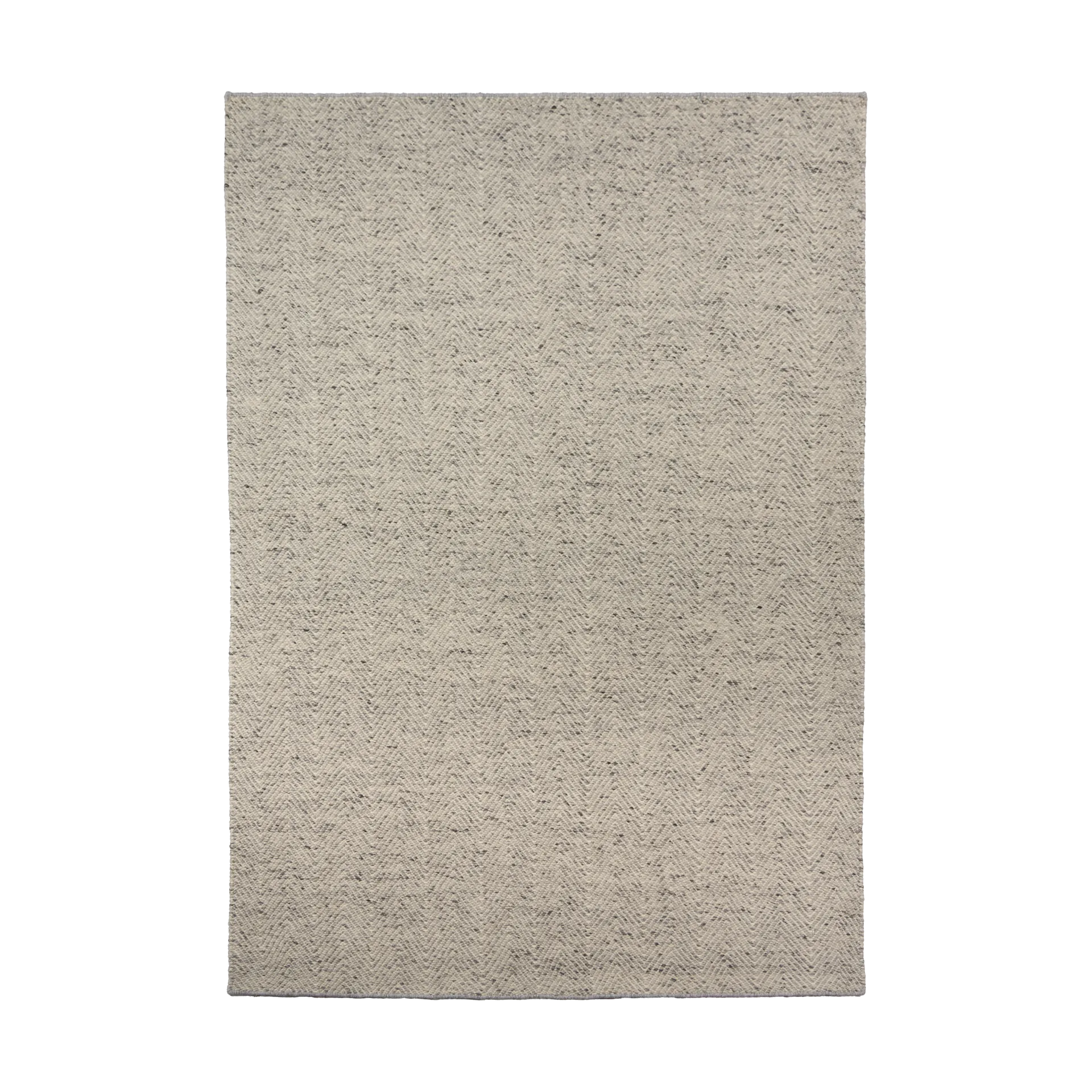 Furrow wool rug natural white/grey, 170x240 cm Scandi Living