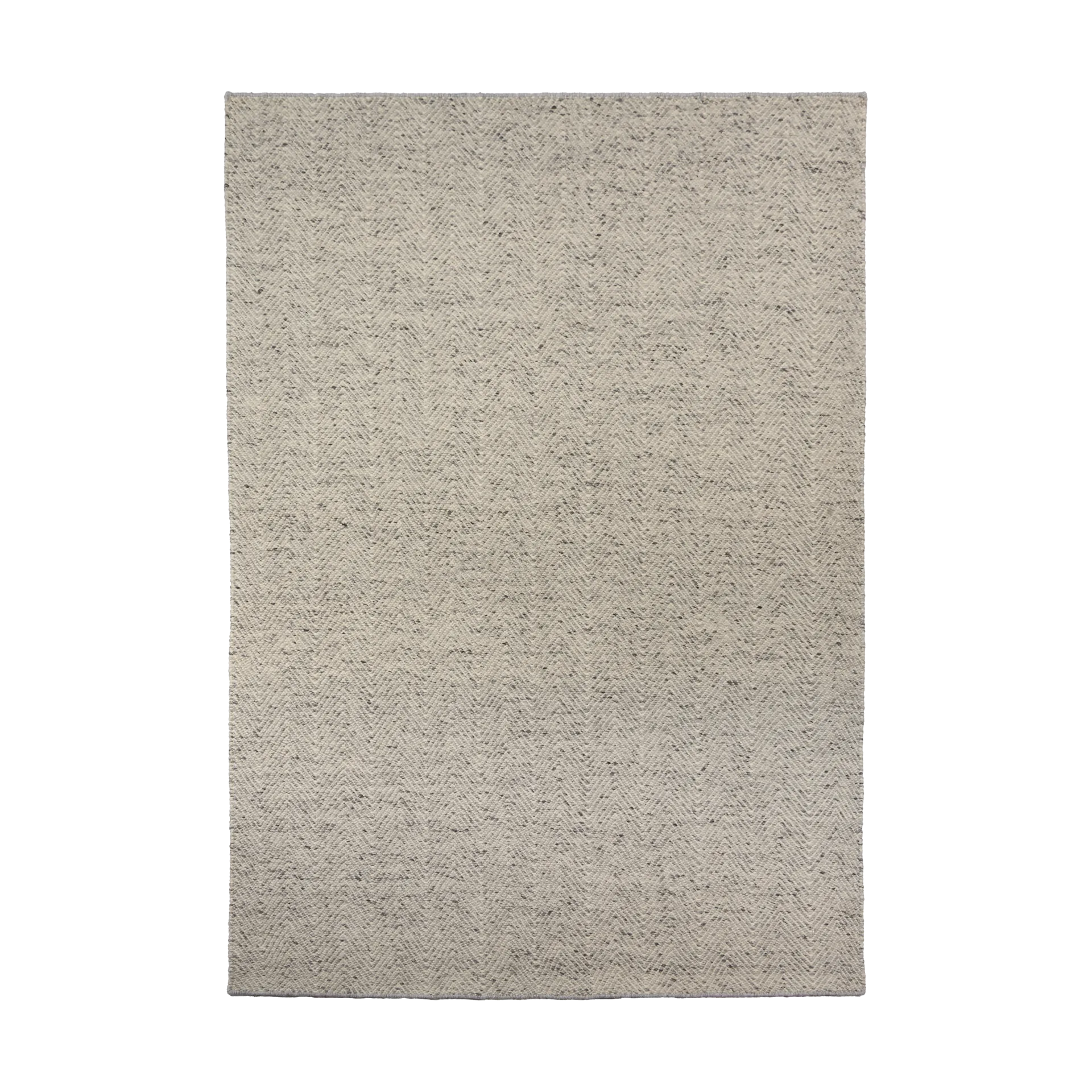 Furrow wool rug natural white/grey, 200x300 cm Scandi Living