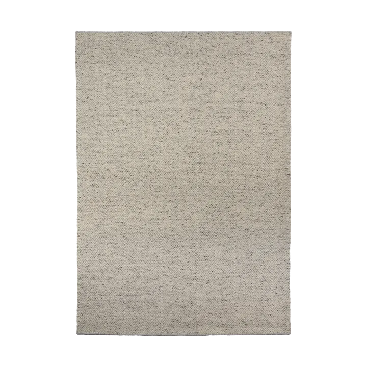 Furrow wool rug natural white/grey - 200x300 cm - Scandi Living