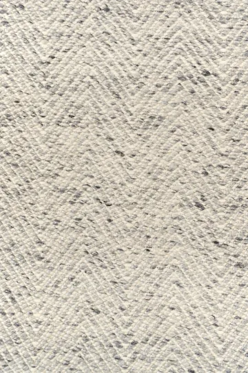 Furrow wool rug natural white/grey - 80x240 cm - Scandi Living