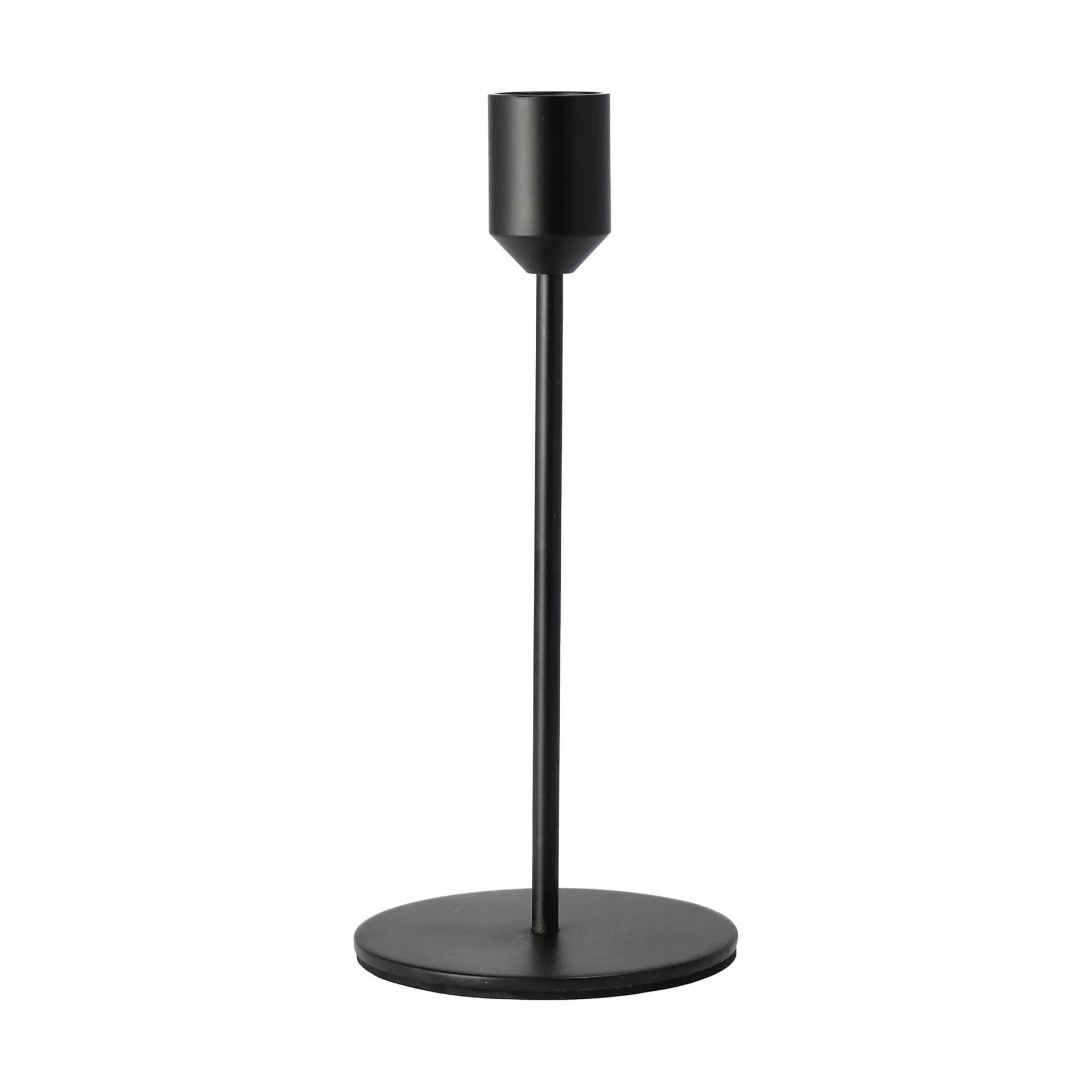 Glare candle holder 18 cm, Black Scandi Living