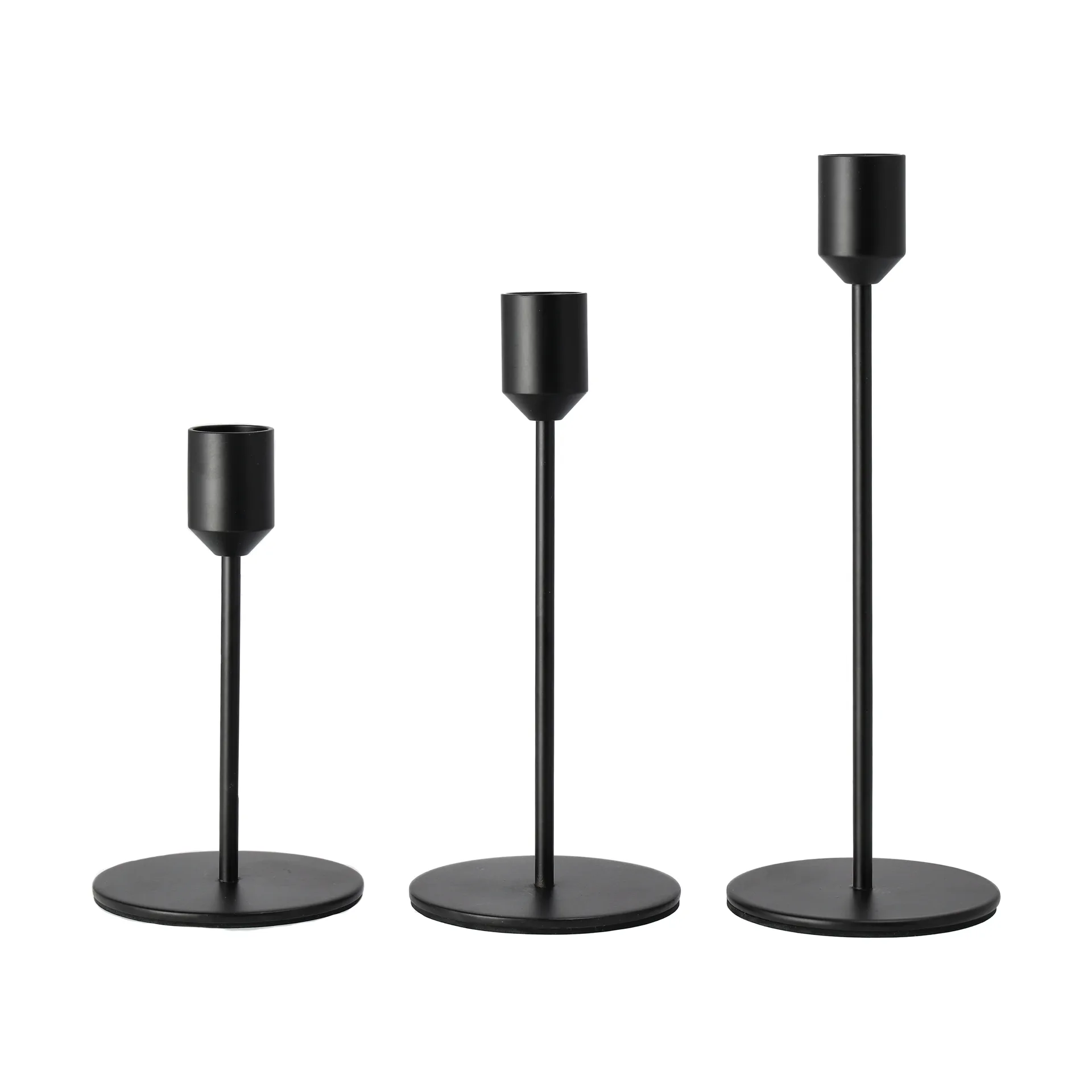 Glare candle holder 18 cm, Black Scandi Living