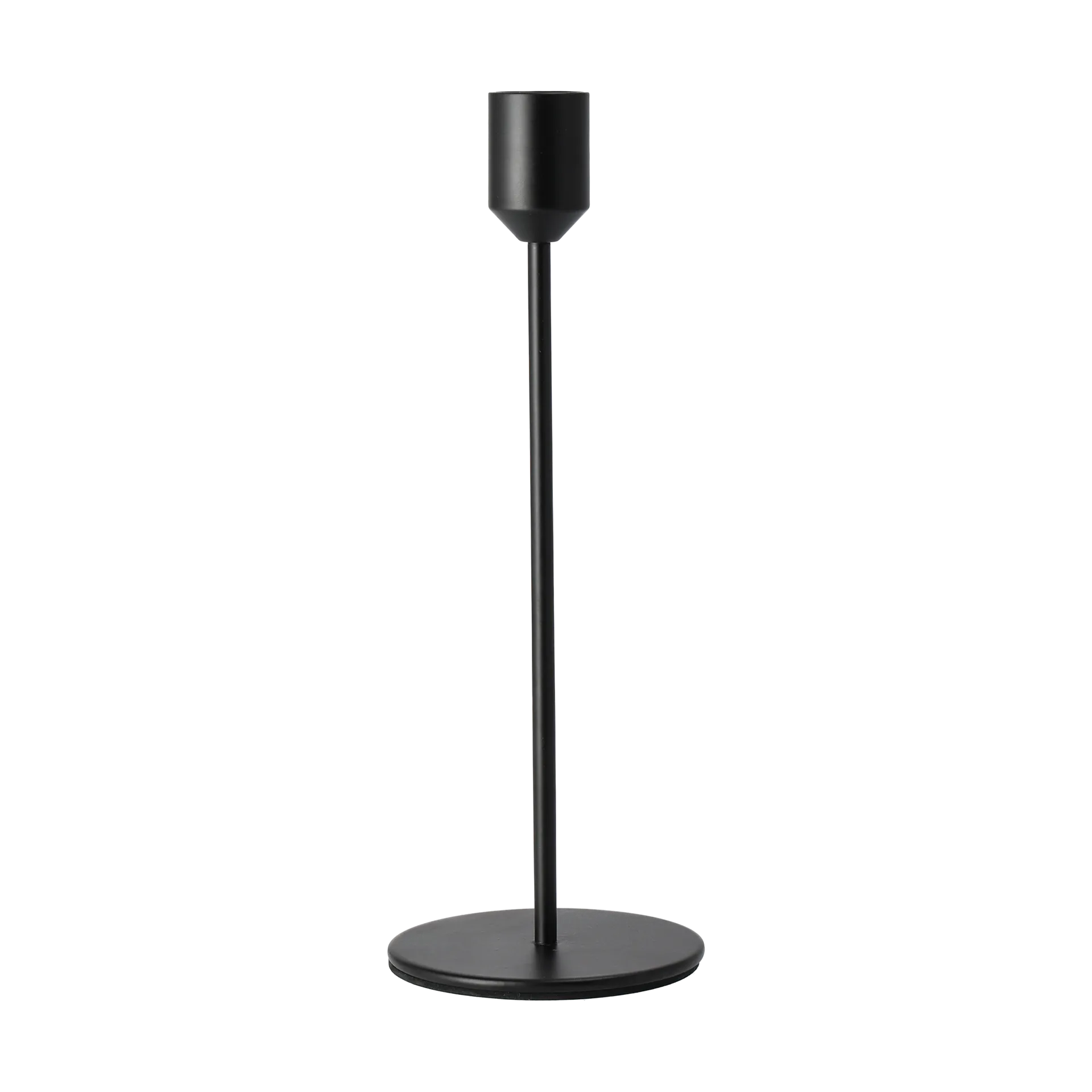 Glare candle holder 22 cm, Black Scandi Living
