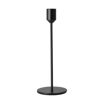 Glare candle holder 22 cm - Black - Scandi Living