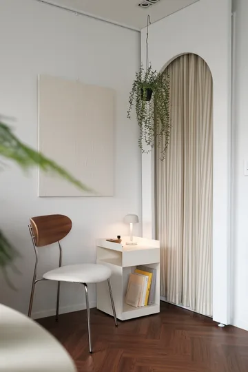Halo portable table lamp 25,5 cm - White - Scandi Living