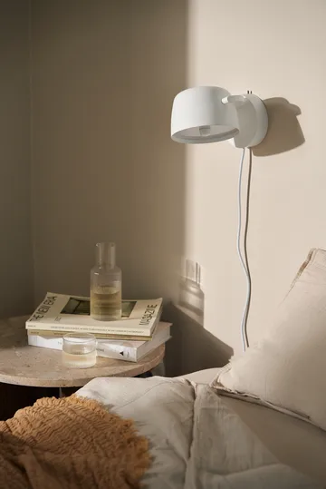 Halo wall lamp Ø16 cm - White - Scandi Living