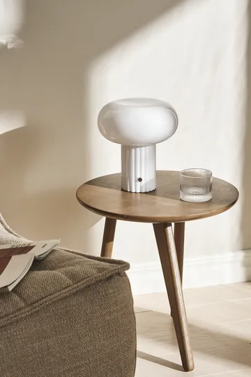 Haven portable table lamp 22 cm - White - Scandi Living