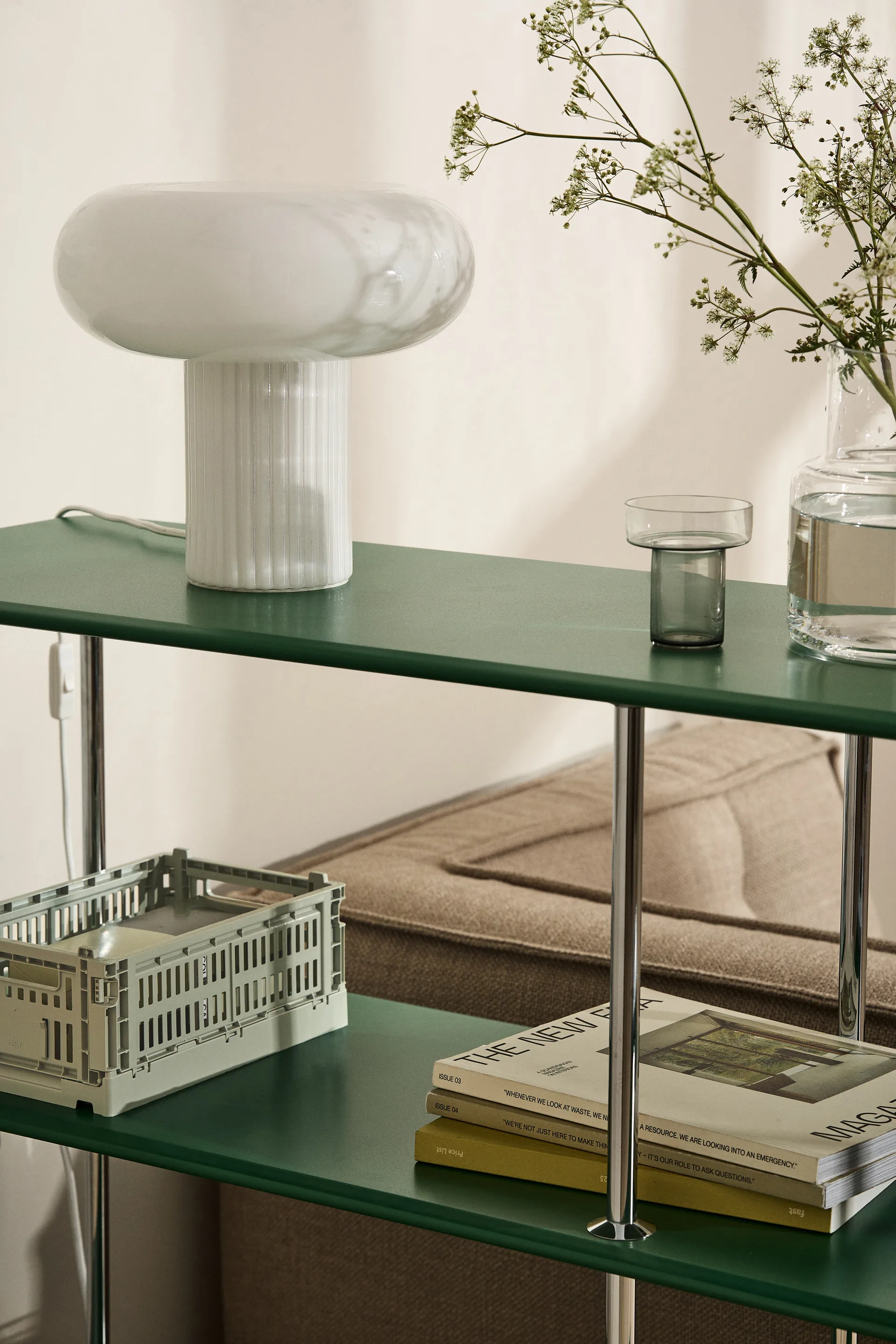 Haven table lamp 26 cm, White Scandi Living