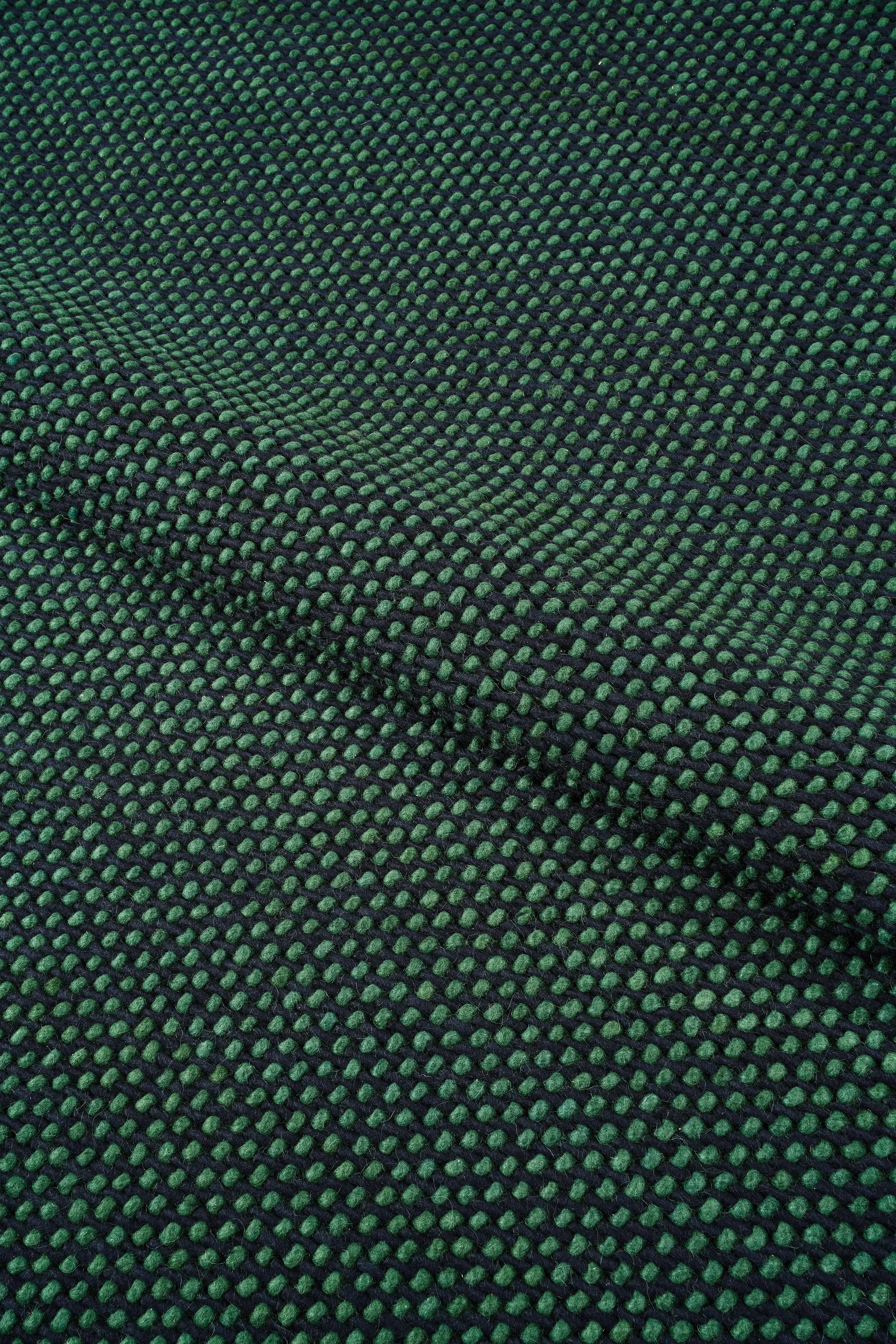 Hill wool rug, Blue-green, 170x240 cm Scandi Living