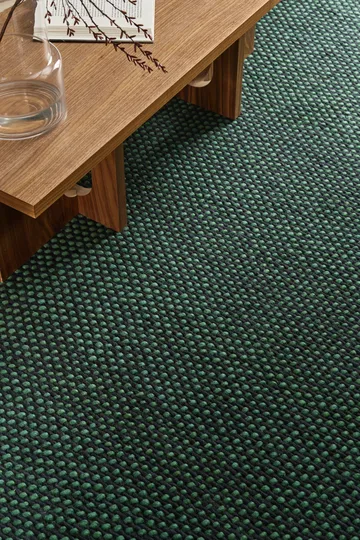 Hill wool rug - Blue-green, 170x240 cm - Scandi Living