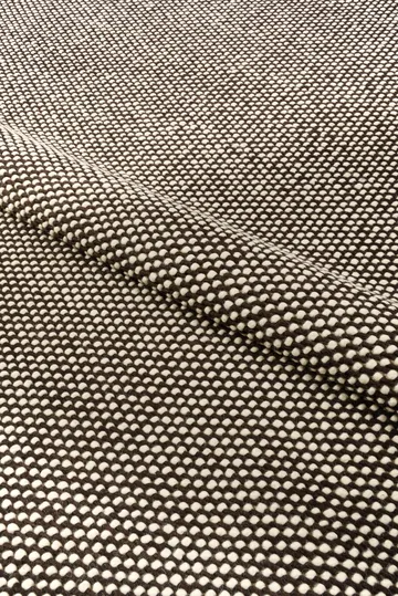 Hill wool rug - White-brown, 170x240 cm - Scandi Living
