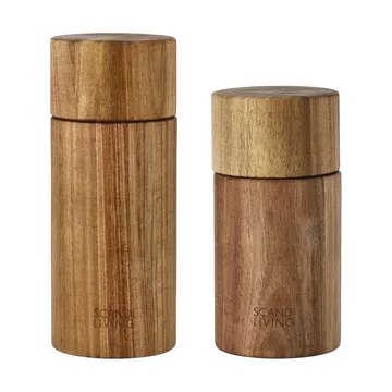 Hollow salt- & pepper mill - Acacia - Scandi Living