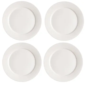 Kalk plate 28 cm 4-pack - white - Scandi Living