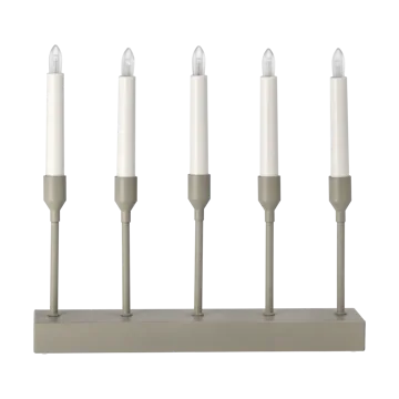 Kindle portable advent candlestick 30 cm - Beige - Scandi Living