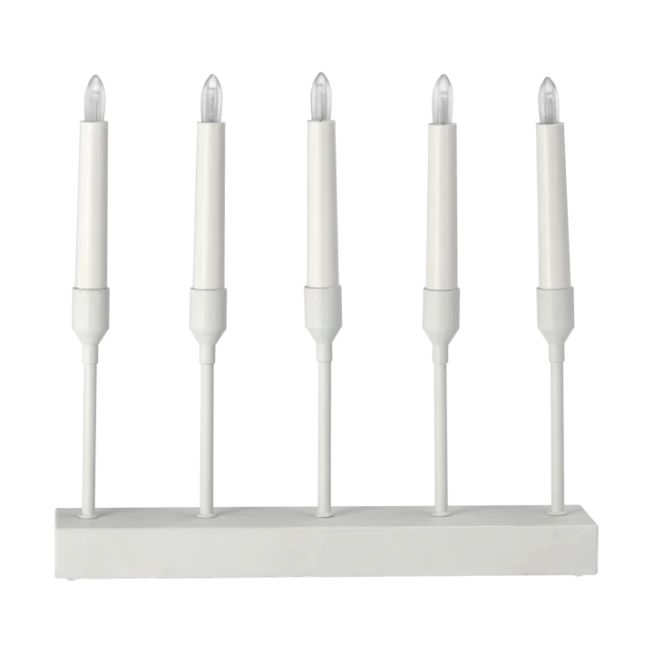 Kindle portable advent candlestick 30 cm - White - Scandi Living