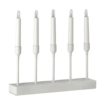 Kindle portable advent candlestick 30 cm - White - Scandi Living
