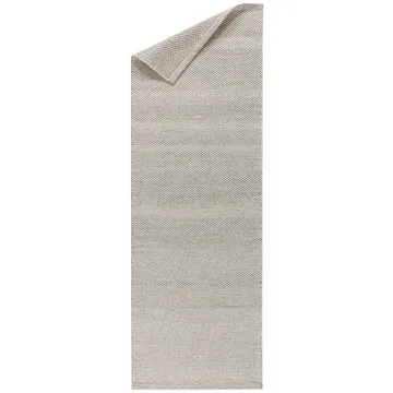 Lea wool rug natural white - 80x240 cm - Scandi Living