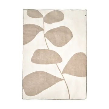 Leaf wool throw 130x180 cm - Mole - Scandi Living