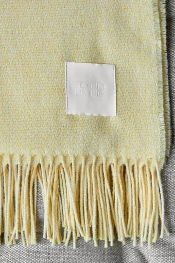 Loom cotton throw 125x170 cm - Buttercream - Scandi Living