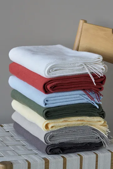 Loom cotton throw 125x170 cm - Taupe - Scandi Living