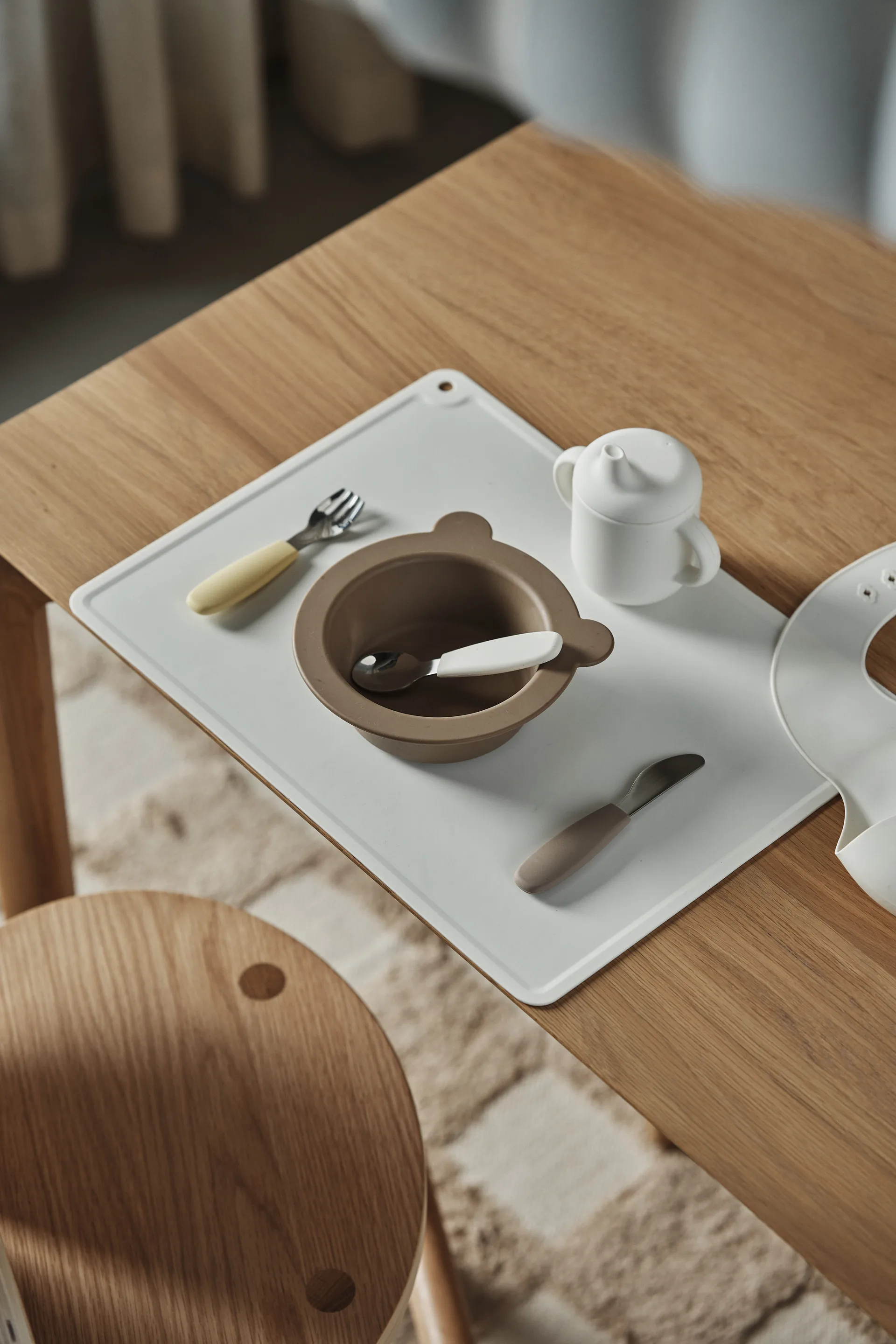 Loula silicone coaster, Vanilla Scandi Living