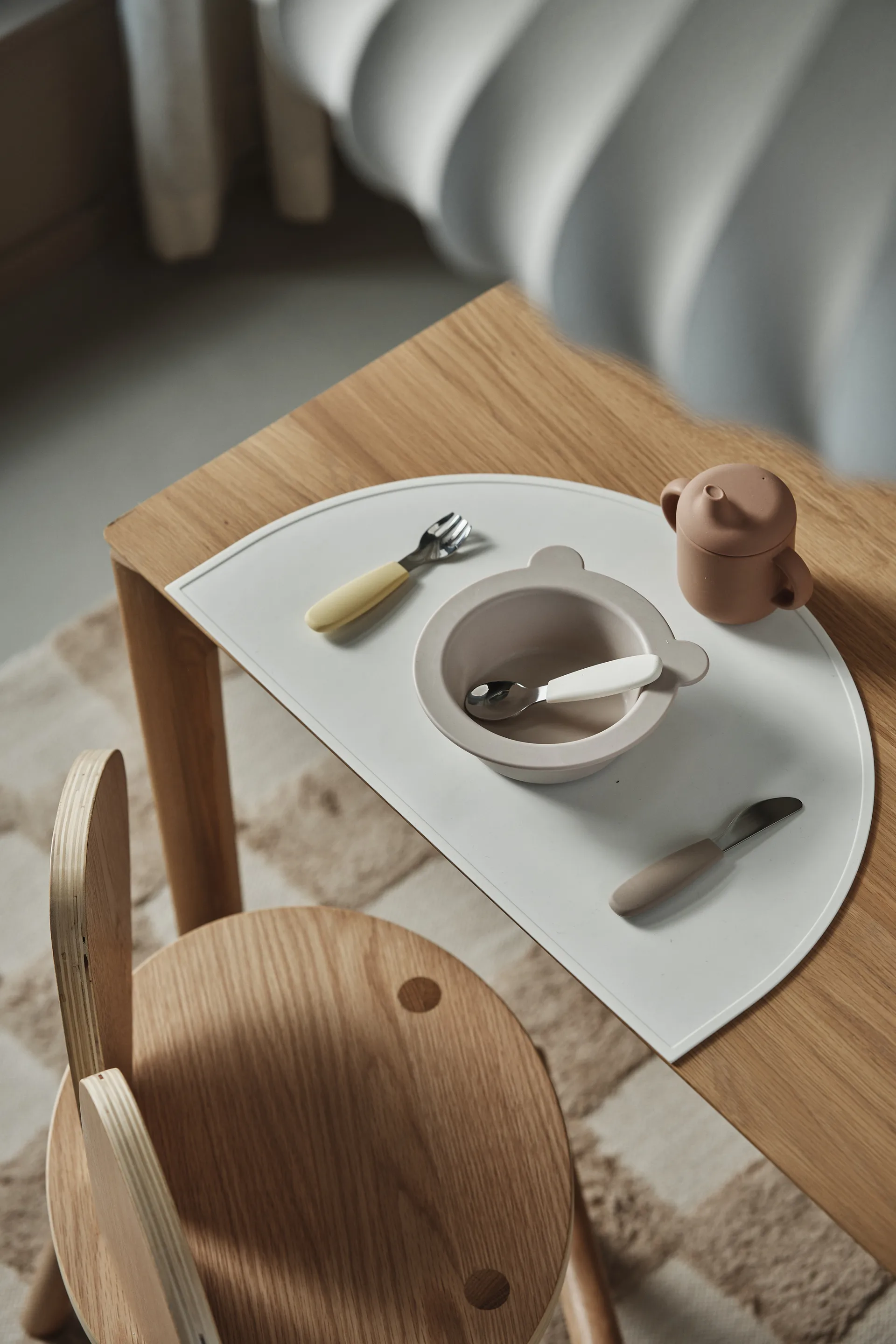 Lumi silicone placemat, Vanilla Scandi Living