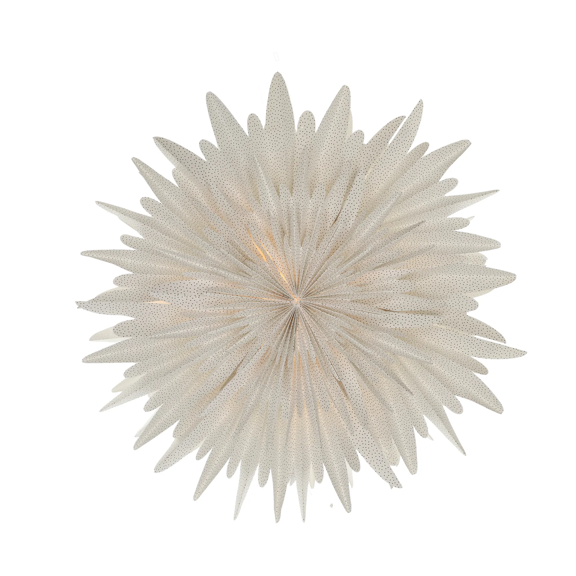 Luna advent star Ø80 cm 2-pack - White with dots,  Scandi Living