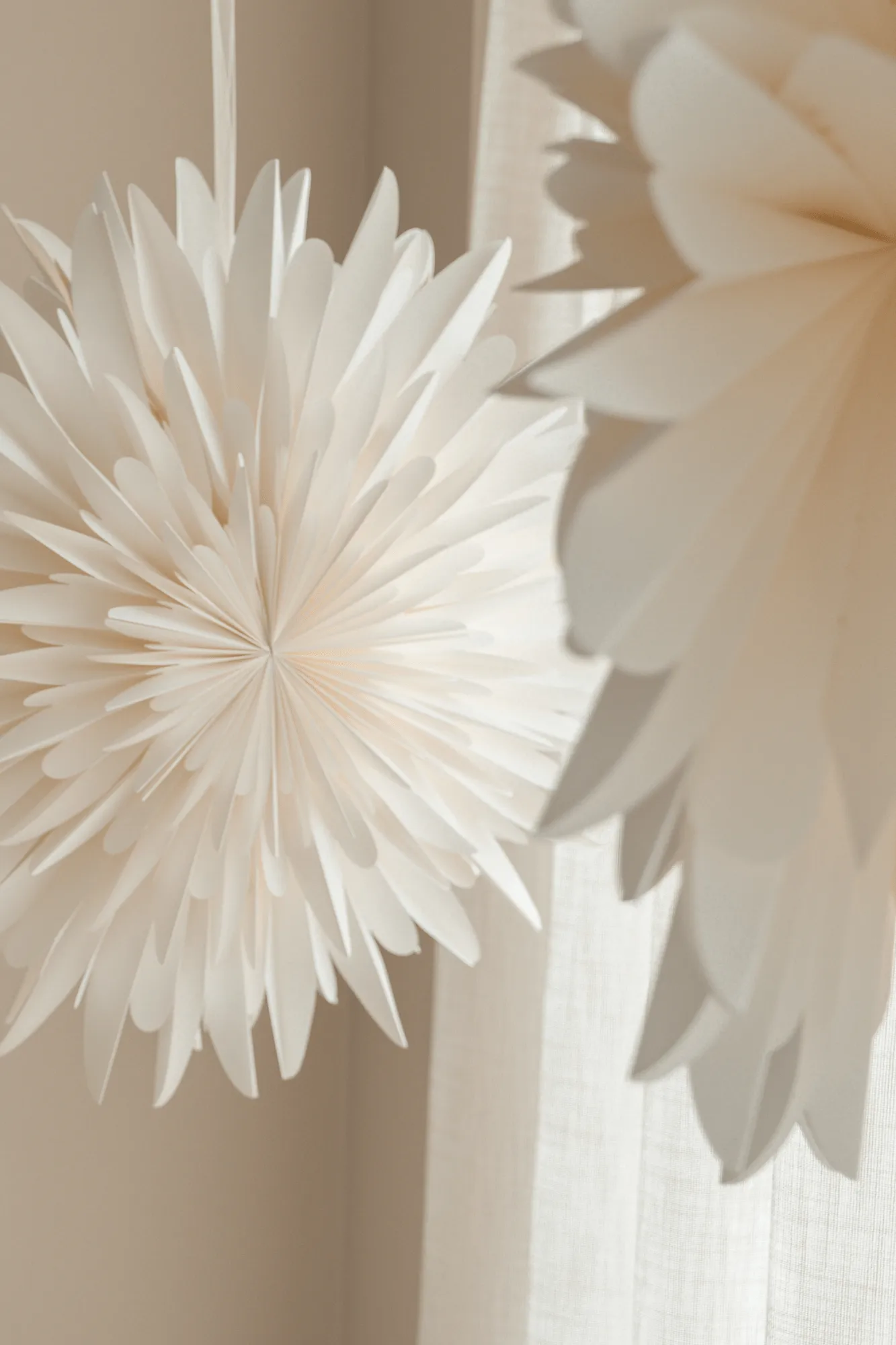 Luna advent star white, 60 cm Scandi Living