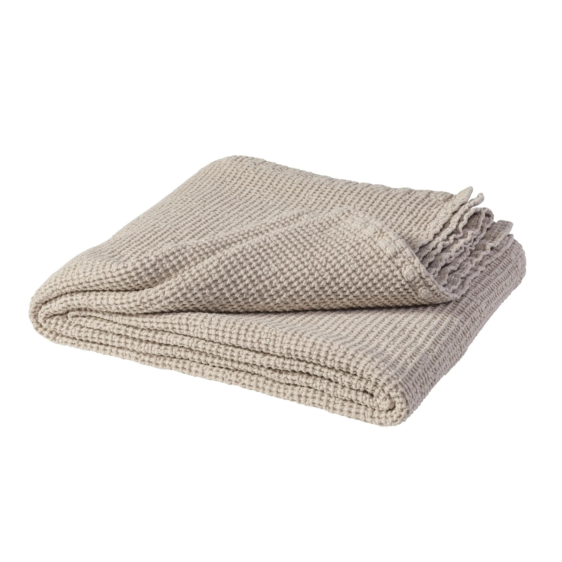Moss bed spread 260x260 cm, beige Scandi Living
