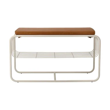 Nod bench/shoe rack 80x36x42 cm - Beige - Scandi Living