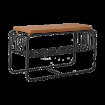 Nod bench/shoe rack 80x36x42 cm - Black - Scandi Living