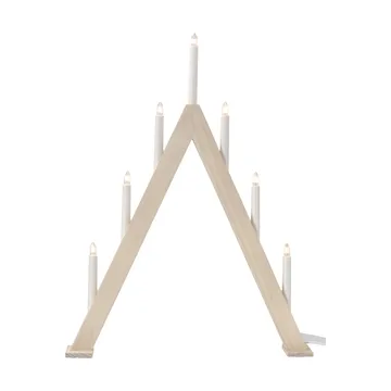 Nord advent candelabra 60 cm - White stained - Scandi Living