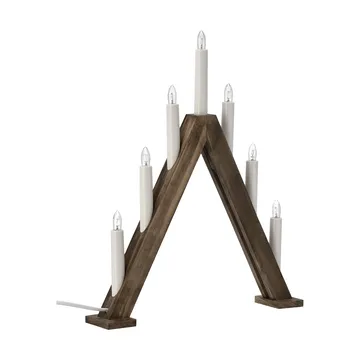 Nord advent candlestick 40 cm - Dark stained - Scandi Living
