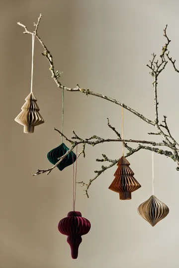 Onion baubles 4-pack - Forest Green - Scandi Living