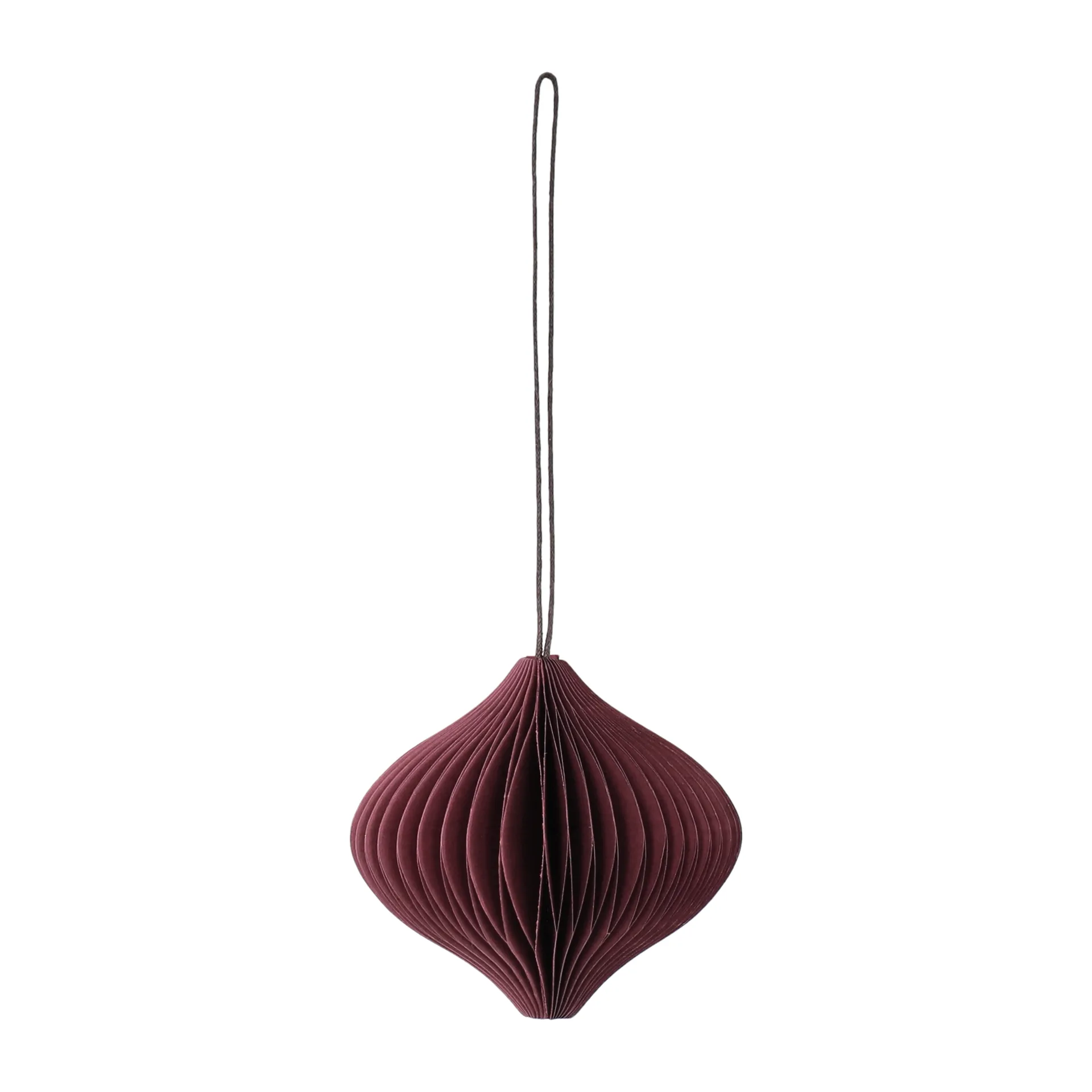Onion baubles 4-pack, Red Scandi Living