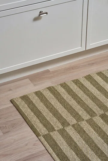 Path rug - Olive green, 150x200 cm - Scandi Living