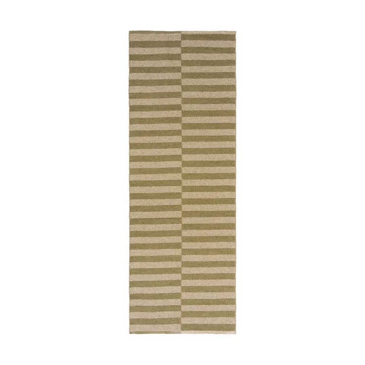Path runner rug - Olive green, 70x200 cm - Scandi Living
