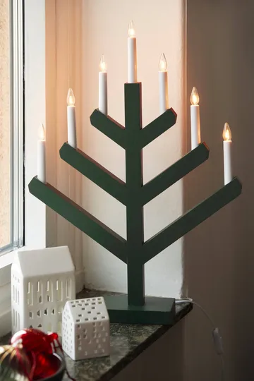 Pine advent candle 62 cm - Green - Scandi Living