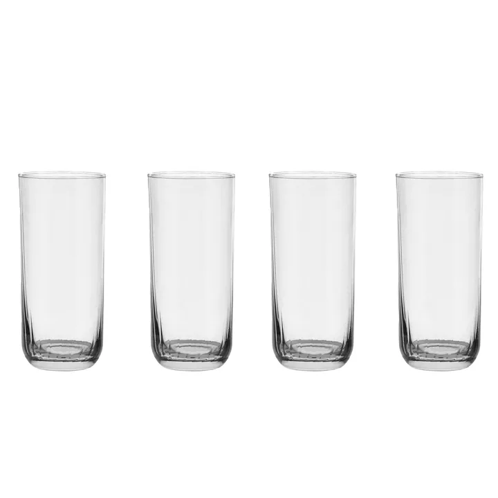 Pristine highball glass 40 cl 4-pack - Clear - Scandi Living