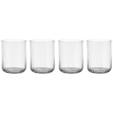 Pristine tumbler glass 37 cl 4-pack - Clear - Scandi Living