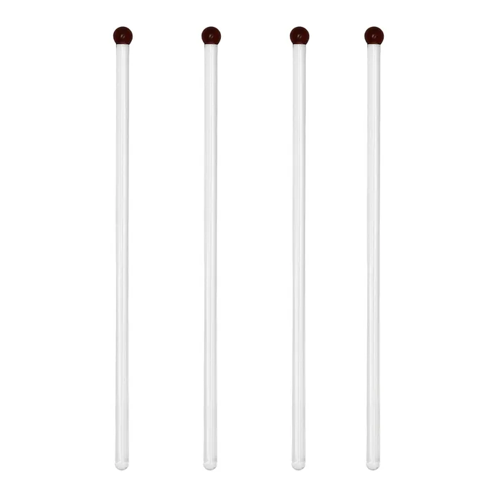 Pure cocktail stirrers 4-pack - Red - Scandi Living