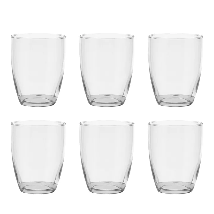 Pure drinking glass 30 cl 6-pack - Clear - Scandi Living