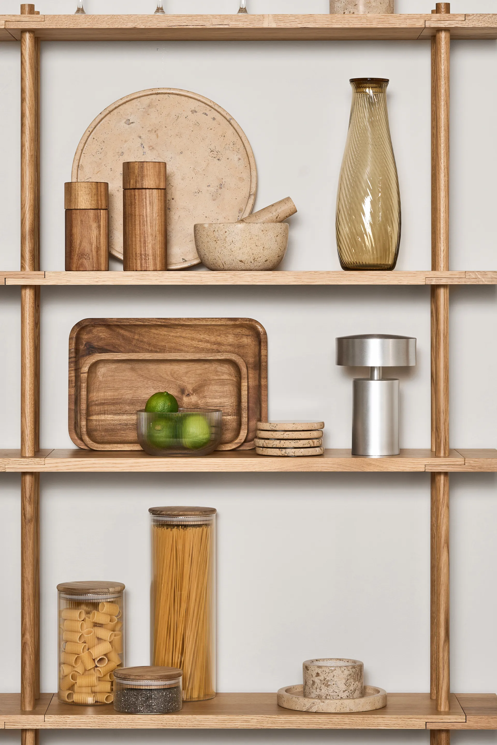 Ridge decorative tray, Ø24 cm Scandi Living