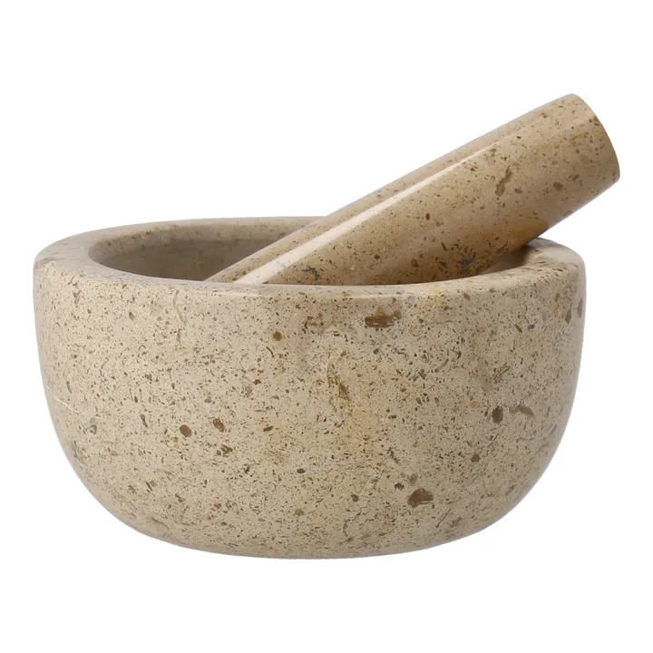 Ridge mortar Ø14x7 cm - Marble - Scandi Living