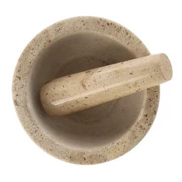Ridge mortar Ø14x7 cm - Marble - Scandi Living
