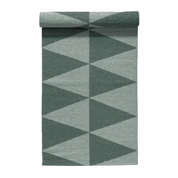 Rime plastic rug green - 70x250cm - Scandi Living