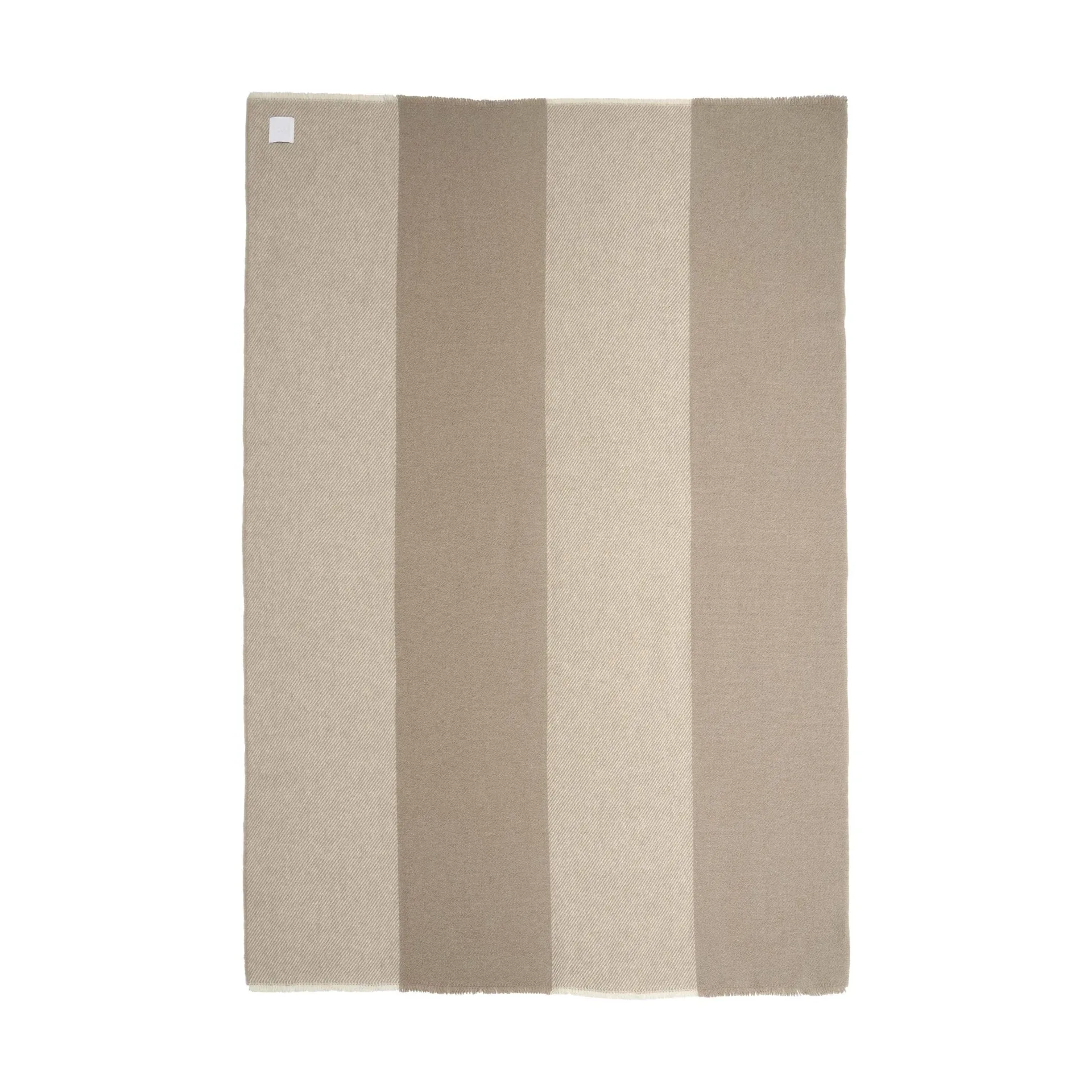 Row wool throw, Beige, 120x185 cm Scandi Living Row wool throw, Beige, 120x185 cm Scandi Living