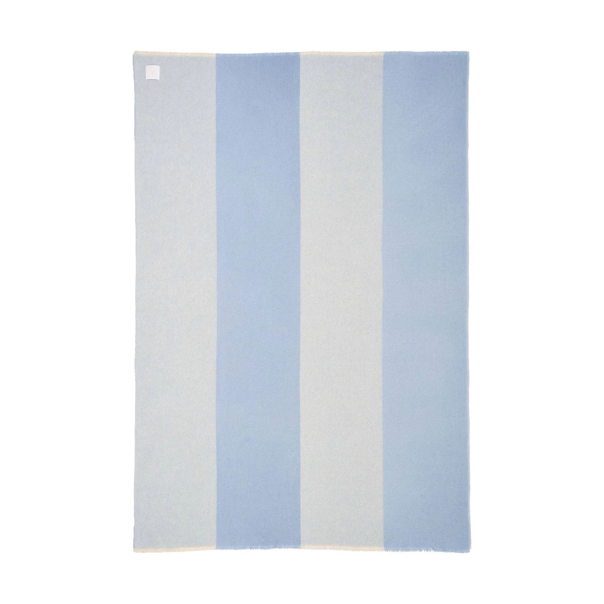 Row wool throw, Light blue, 120x185 cm Scandi Living Row wool throw, Light blue, 120x185 cm Scandi Living