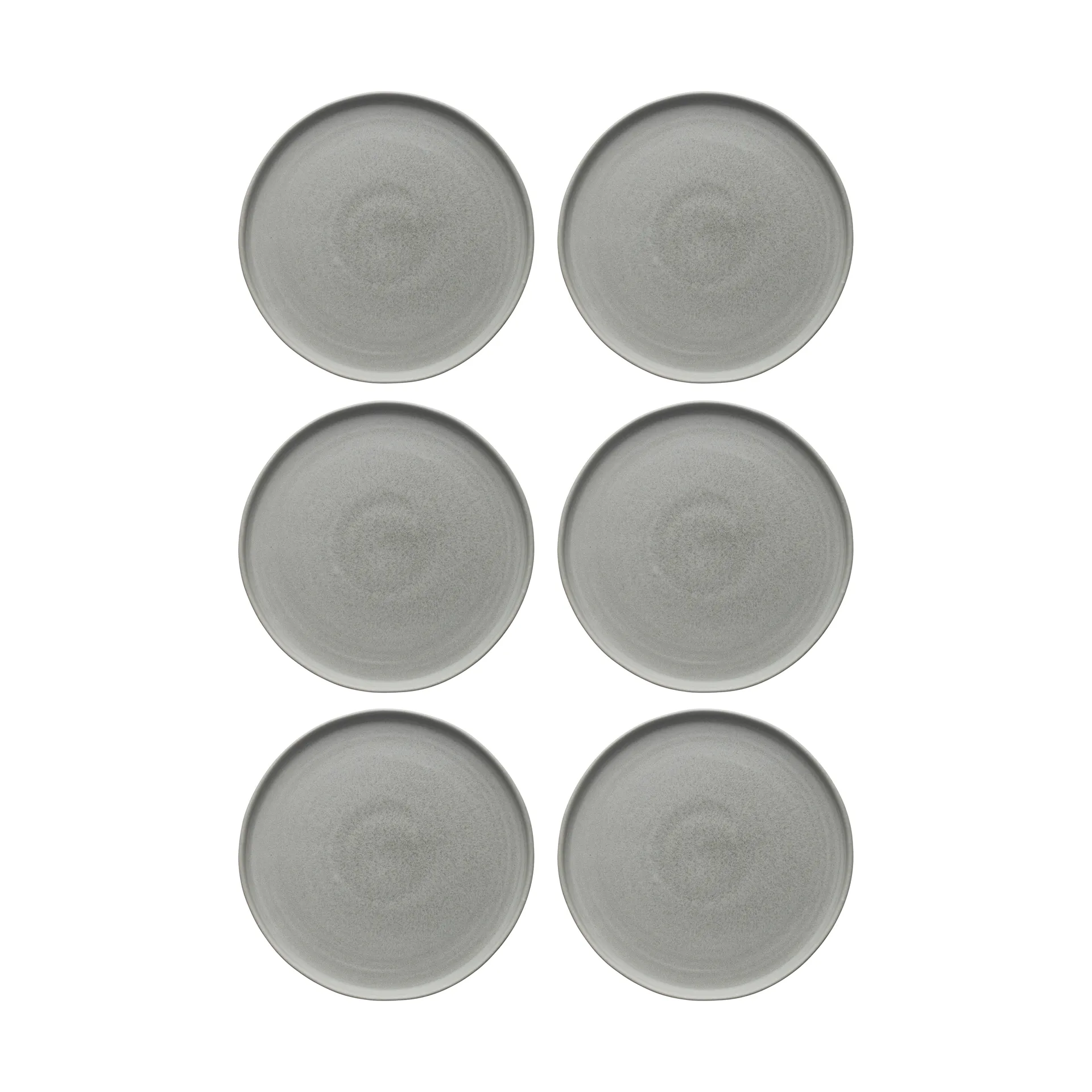 Sandsbro dinner plate light grey, Ø26 cm, 6-pack,  Scandi Living