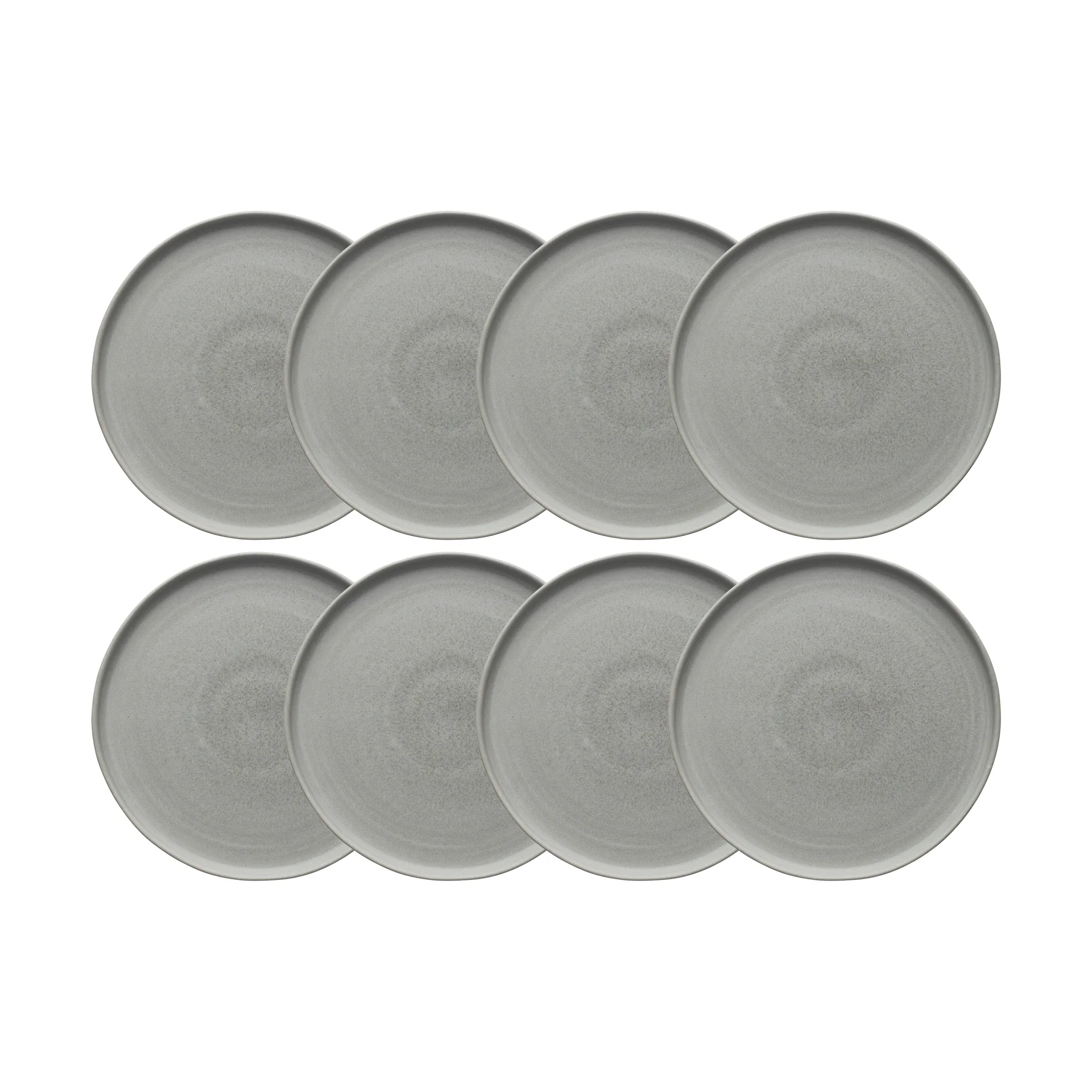 Sandsbro dinner plate light grey, Ø26 cm, 8-pack,  Scandi Living